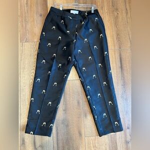 Talbots Champagne Patterned Pants- Sz 12